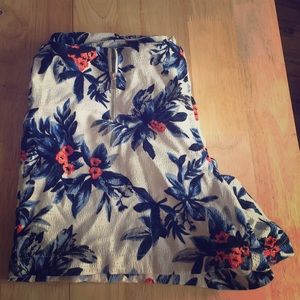 Floral High Waisted Shorts